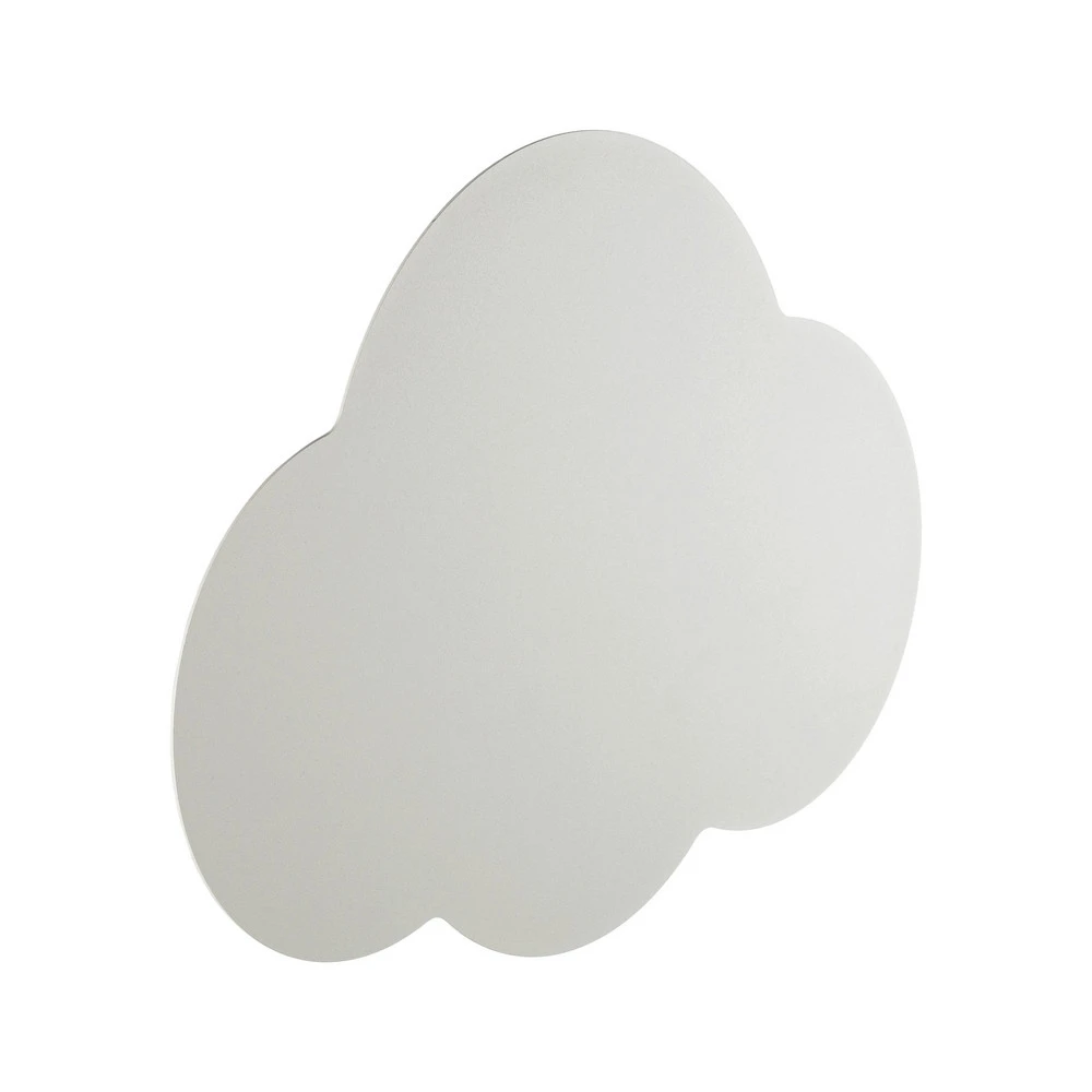 Applique murale Cloud, chamois, acier, lumière indirecte, 38 x 27 cm