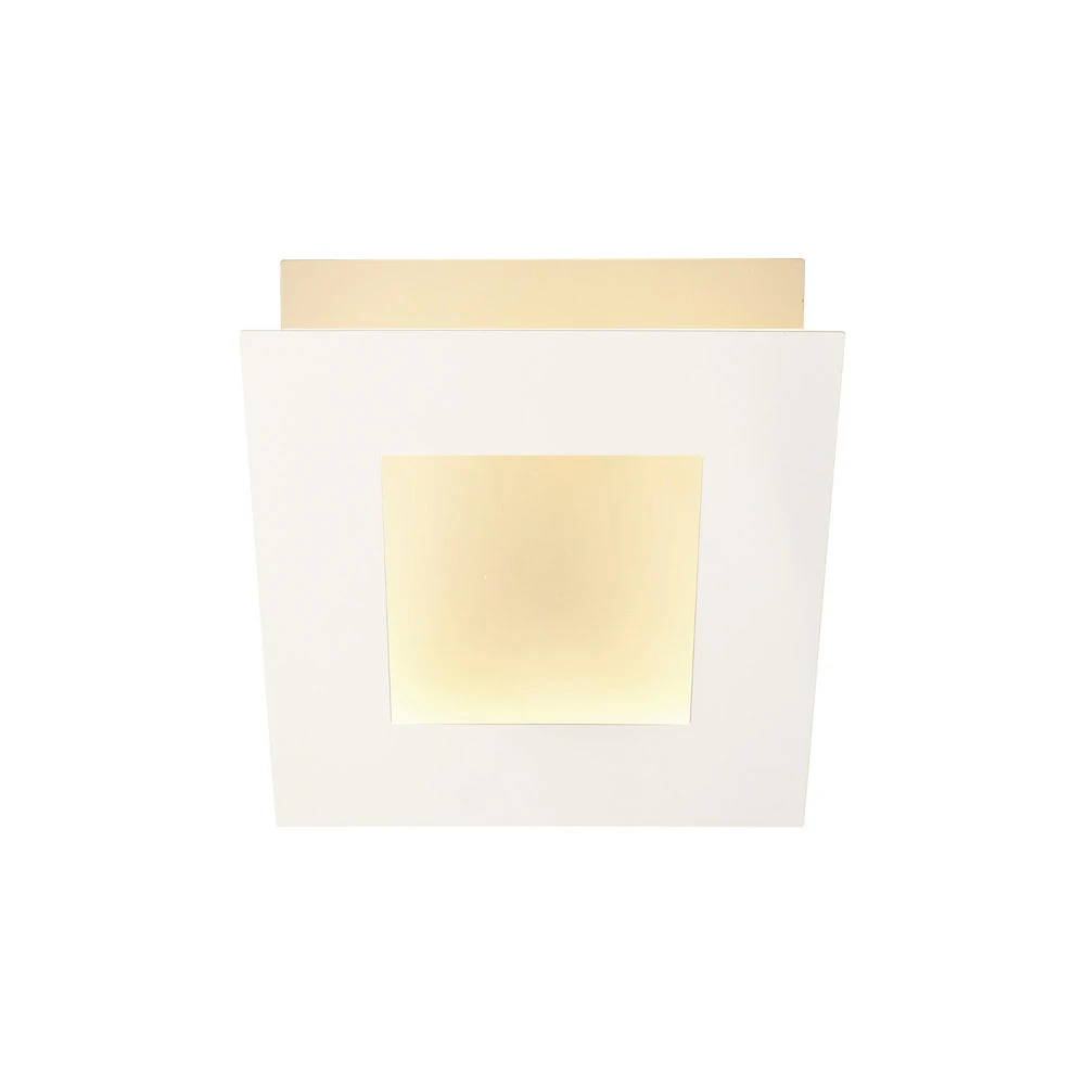 Applique murale LED Dalia, blanc, 22 x 22 cm, aluminium avec ampoule LED incluse