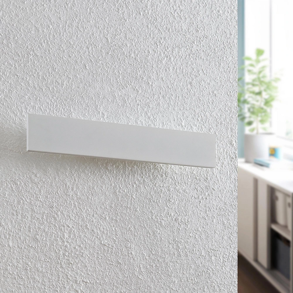 Applique murale LED Lindby Ignazia, 47 cm, blanc, métal Style moderne