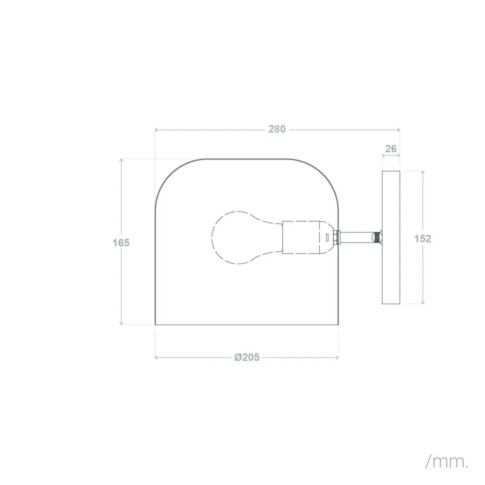 Applique murale en métal avec éclairage LED intégré pour couloir et escalier