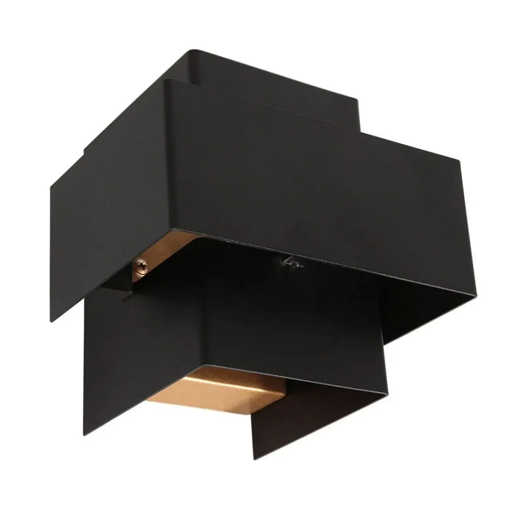 Applique Murale Noir Dimmable | Fara avec fixation invisible
