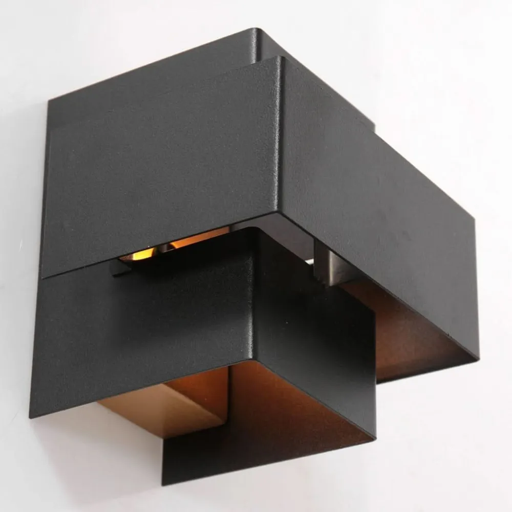 Applique Murale Noir Dimmable | Fara avec fixation invisible