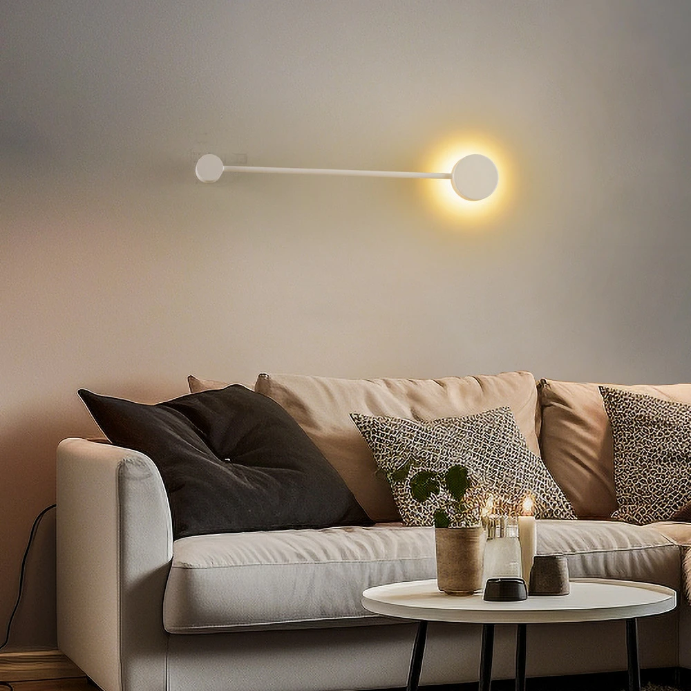 Applique Orbit I 40, blanche, à une lampe pour éclairage de lecture