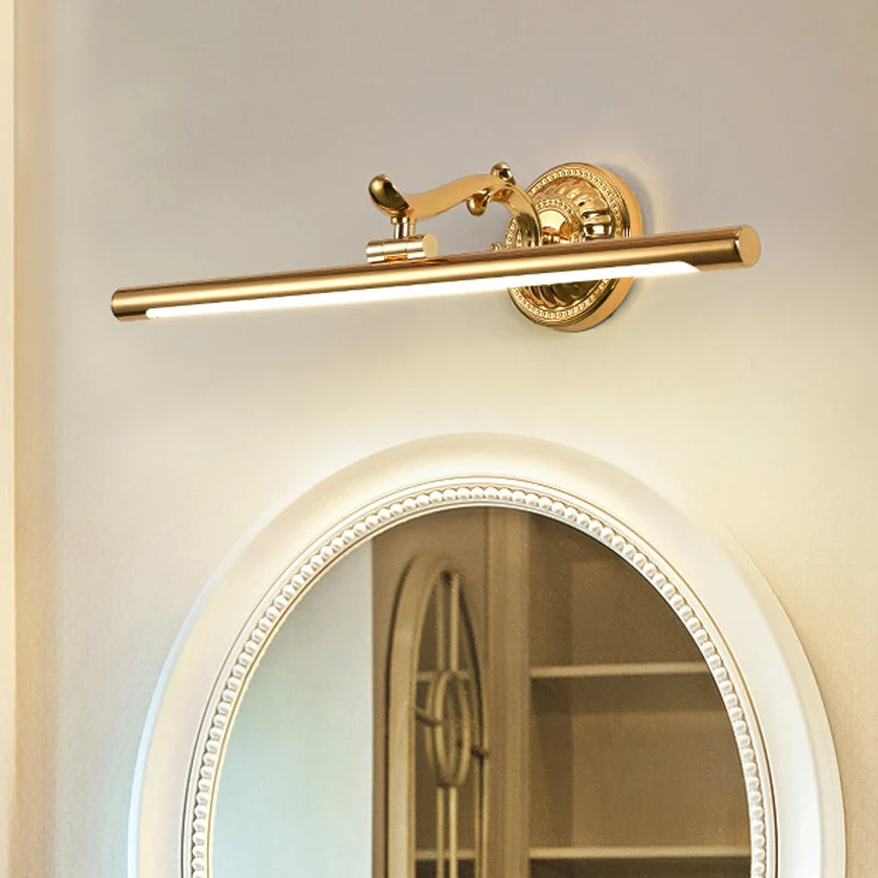 Applique orientable Applique murale linéaire métallique pour vanité, Style moderniste, 16 "/ 21.5" de vaste, LED, finition...