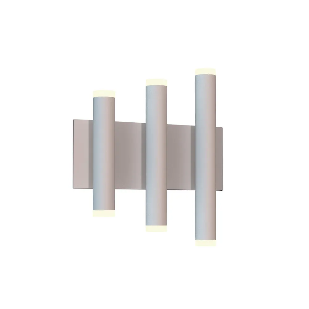Applique à variateur Applique murale LED Cala, blanc, aluminium, 6 sorties de lumière
