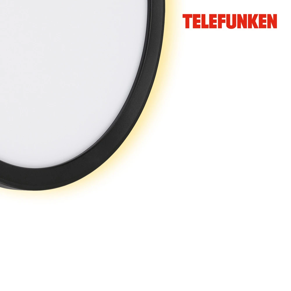 Certifié CE Applique d'extérieur LED Nizza, Ø 28cm, noir 4.000K