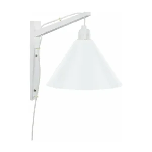 Design Contemporain Applique bois blanc,ivoire 30cm.