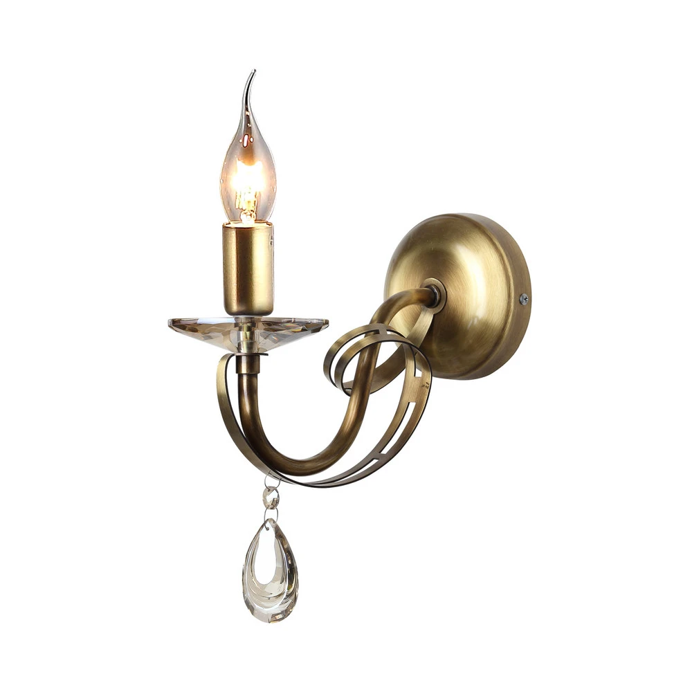 Design Contemporain Applique Castro, laiton classique, à 1 lampe