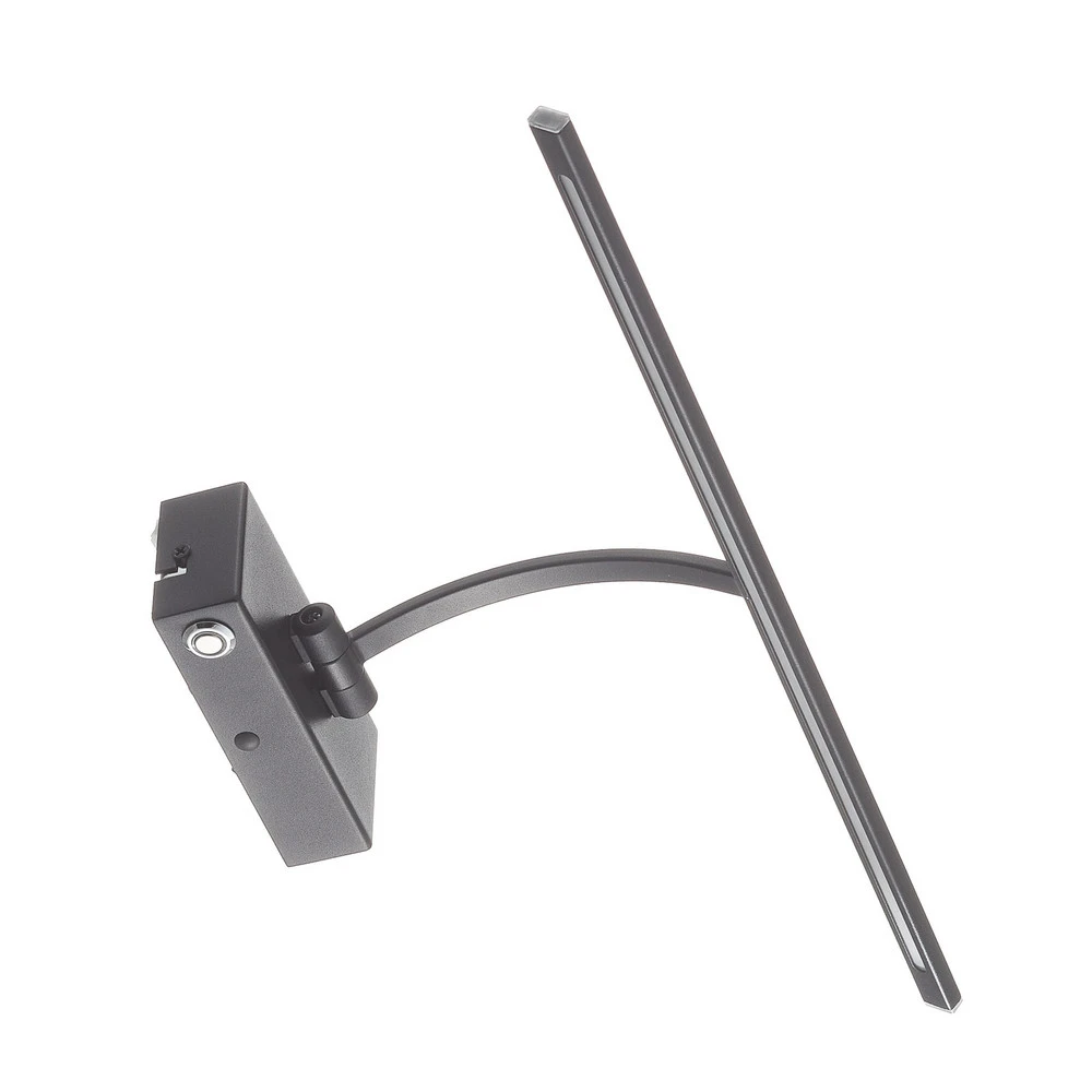 Design Contemporain Applique LED Matisse, largeur 45 cm, noire