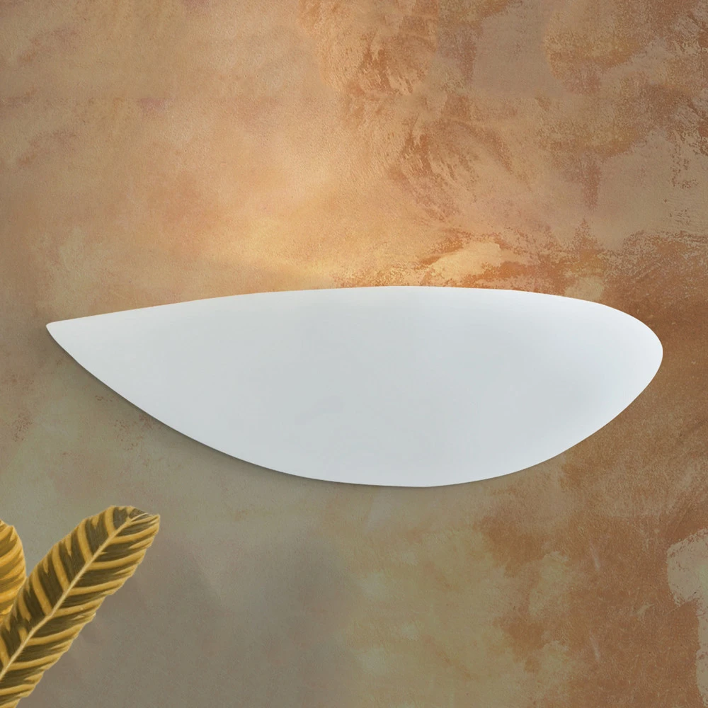 Design Contemporain Applique élégante TAMARA en céramique blanche