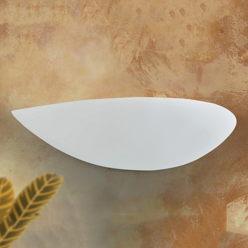 Design Contemporain Applique élégante TAMARA en céramique blanche