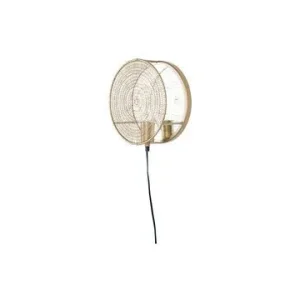 Design Contemporain Applique en métal doré Lea Blanc pur Label - 26cm