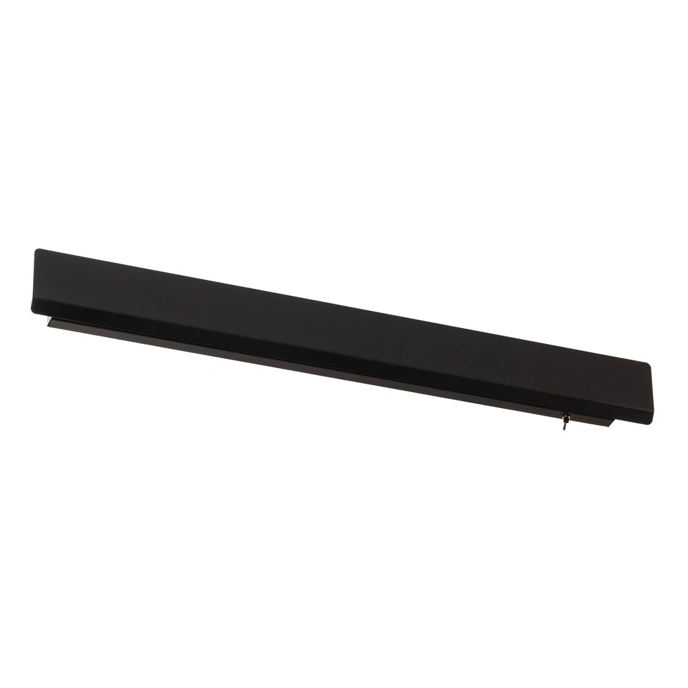 Design Contemporain Applique murale Wing, noir, acier, interrupteur, largeur 68 cm