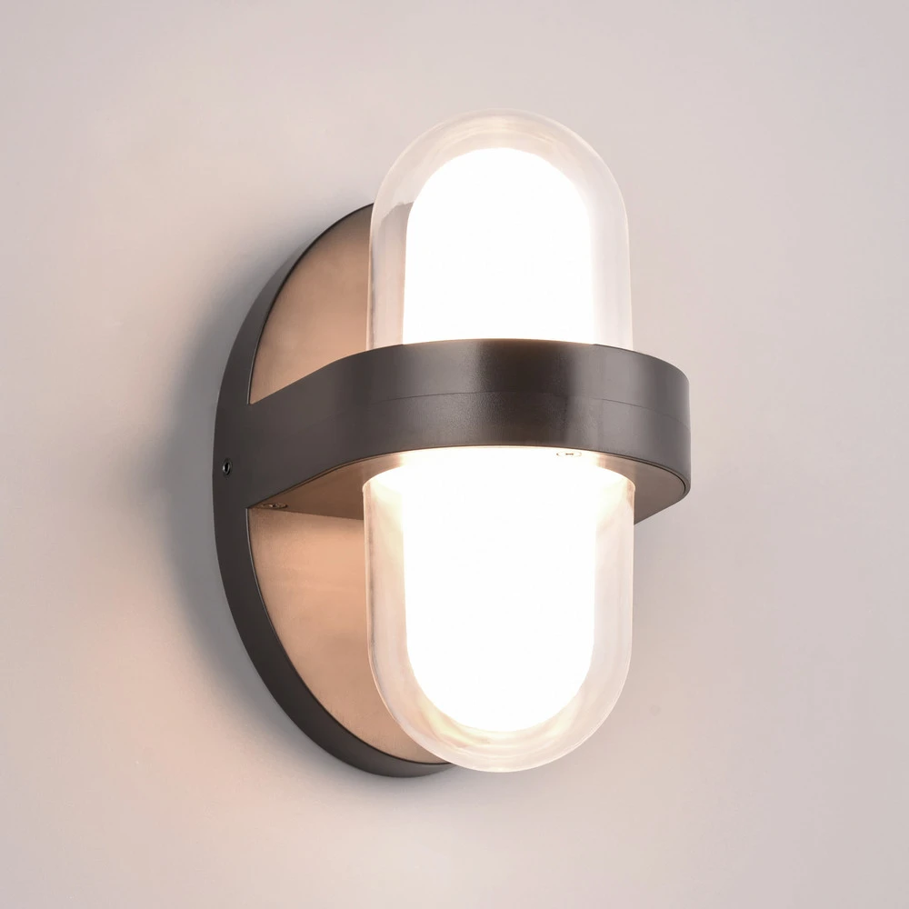 Étanche IP44 Applique d’extérieur LED Limeira, ronde