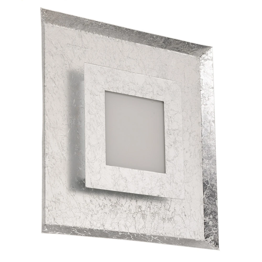 Étanche IP44 Applique LED Window, 39x39 cm, argentée