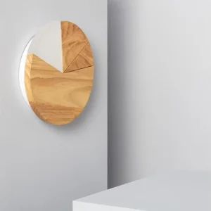Étanche IP44 Applique Murale LED Bois Farmaajo 18W Bois