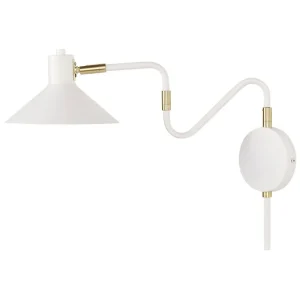 Étanche IP44 Applique murale en métal blanc BALIEM
