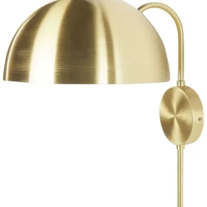 Étanche IP44 Applique murale en métal doré WAMPU