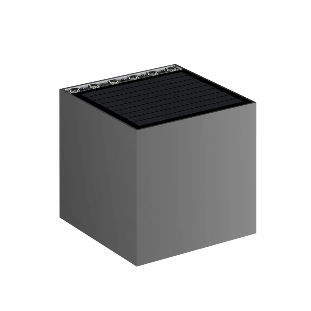 Étanche IP44 Applique murale solaire haut/bas 700lm