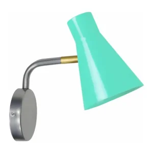 Étanche IP44 FUNNEL - Applique articulé métal aluminiumet vert