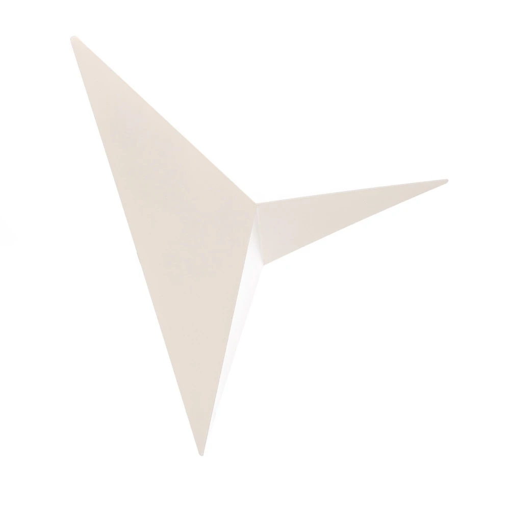 Étanche IP44 Lèche-mur Bird 3202, forme triangulaire, blanc