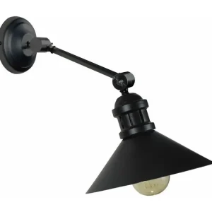 Étanche IP44 OLDHAM B - Applique articulé métal noir