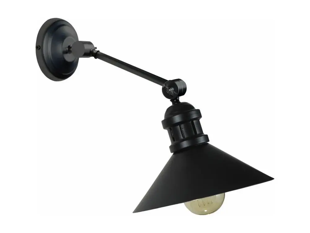 Étanche IP44 OLDHAM B - Applique articulé métal noir