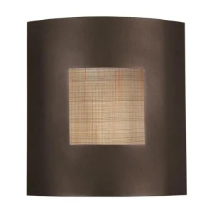 TELAS - Applique demi cylindrique métal marron Style moderne