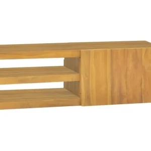 Armoire murale de salle de bain 90x40x30 Bois de teck durable avec Garantie 2 Ans