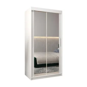 Système ARMOIRE TOKYO 3 DE PUERTAS CORREDERAS 200/100/62 2 puertas (Blanco/Blanco)