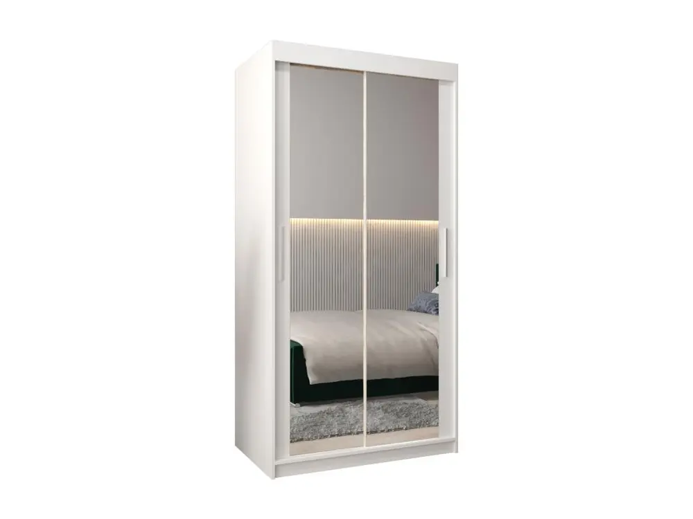Système ARMOIRE TOKYO 3 DE PUERTAS CORREDERAS 200/100/62 2 puertas (Blanco/Blanco)