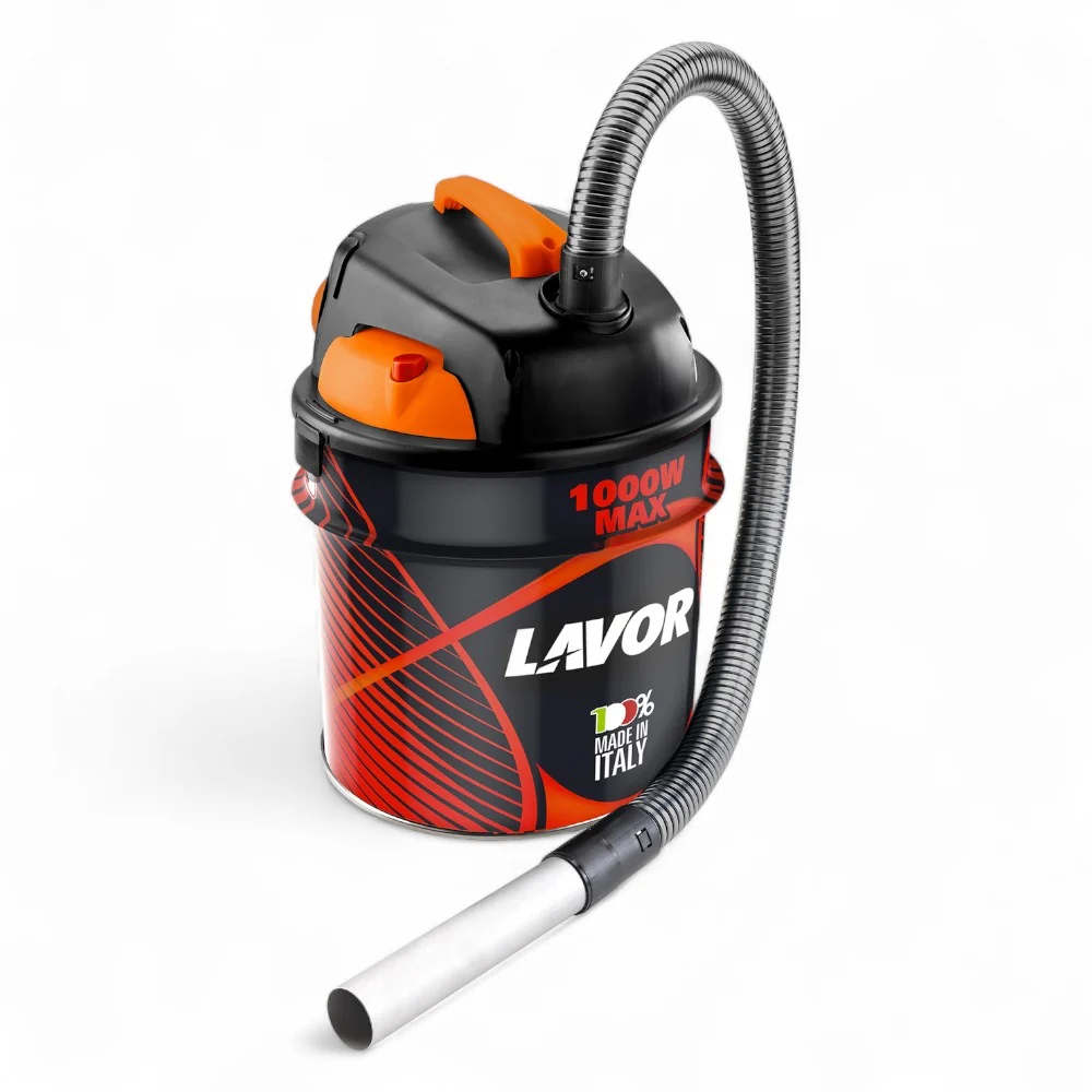 Filaire Aspiracenere elettrico 18 lt. acciaio 1000 W con porta cavo Ashley 901