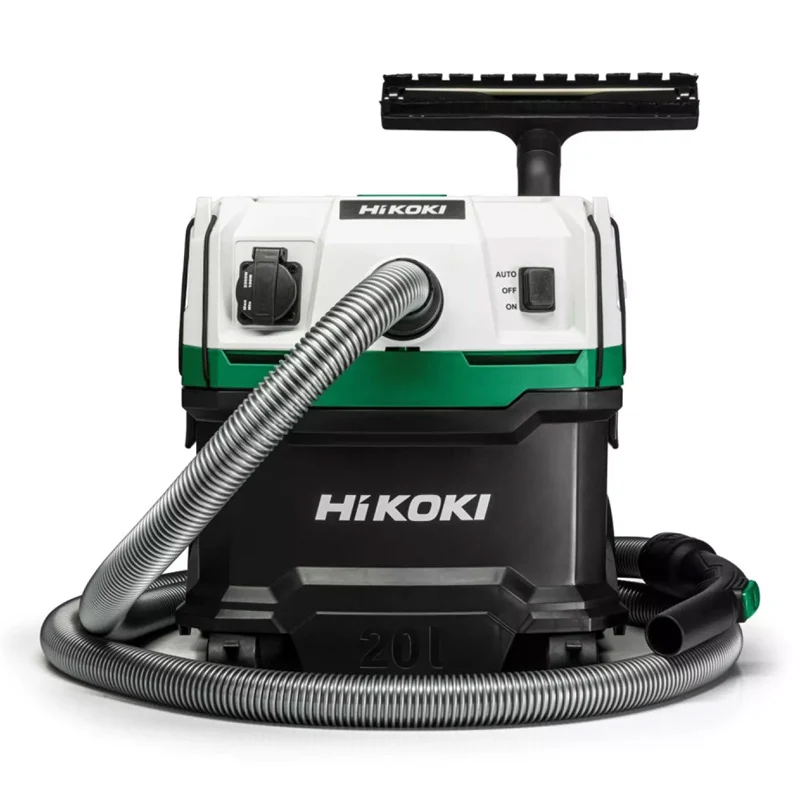 Aspirateur 1200W - HIKOKI - RP200YLWAZ - 4,2m3/min Cuve 20L poussière/eau classe L Made Germany
