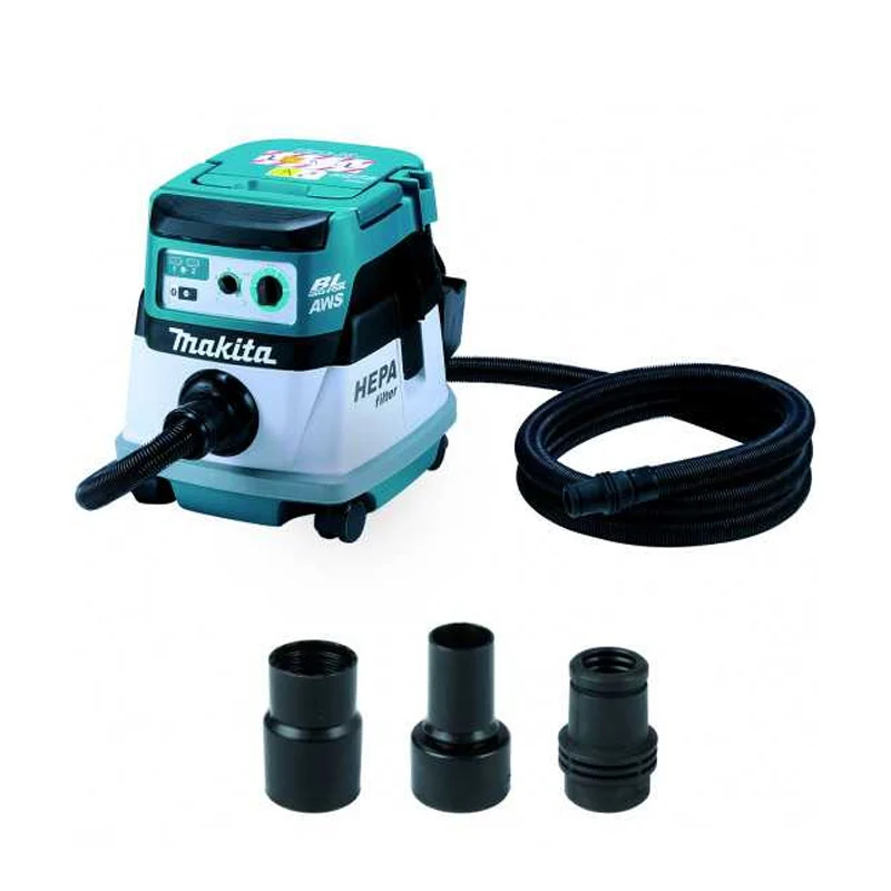 Aspirateur traineau eau et poussières classe L filtre HEPA LXT ® MAKITA DVC867LZX4 pour Travaux Lourds