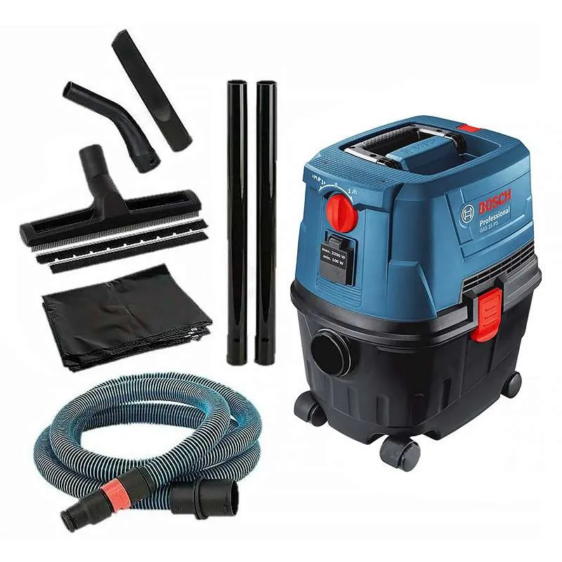 Perforateur Aspirateur eau et poussière BOSCH 06019E5100 - GAS 15 PS Aguerri - 1100W