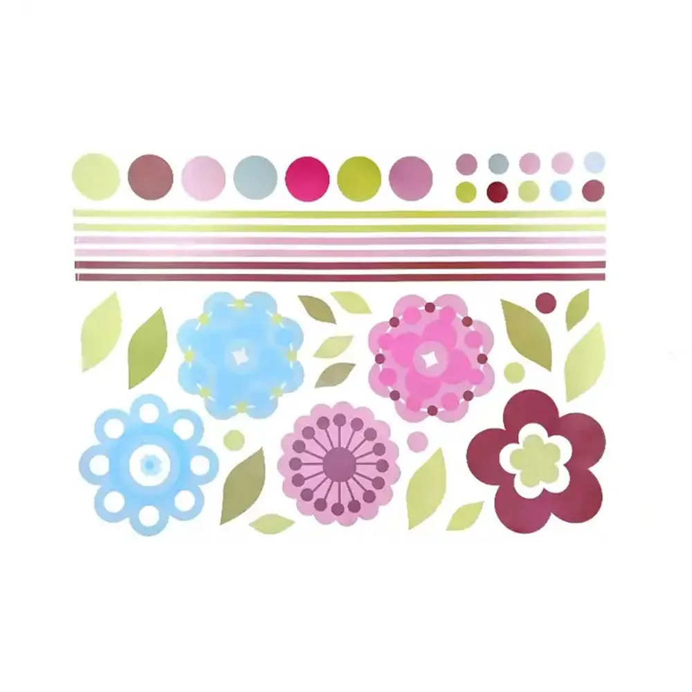 Urban Decor Sunflower Design Peel & Stick À usage multiple Wall Sticker Multicoloured - Facile à Poser