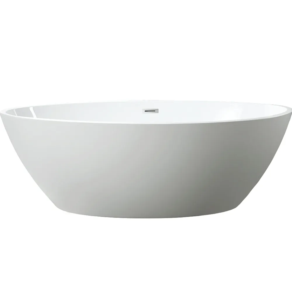 Baignoire autoportante Boston Dimensions : 68,5 x 39,7 x 23,2 po (1 740 x 1 010 x 590 mm)
