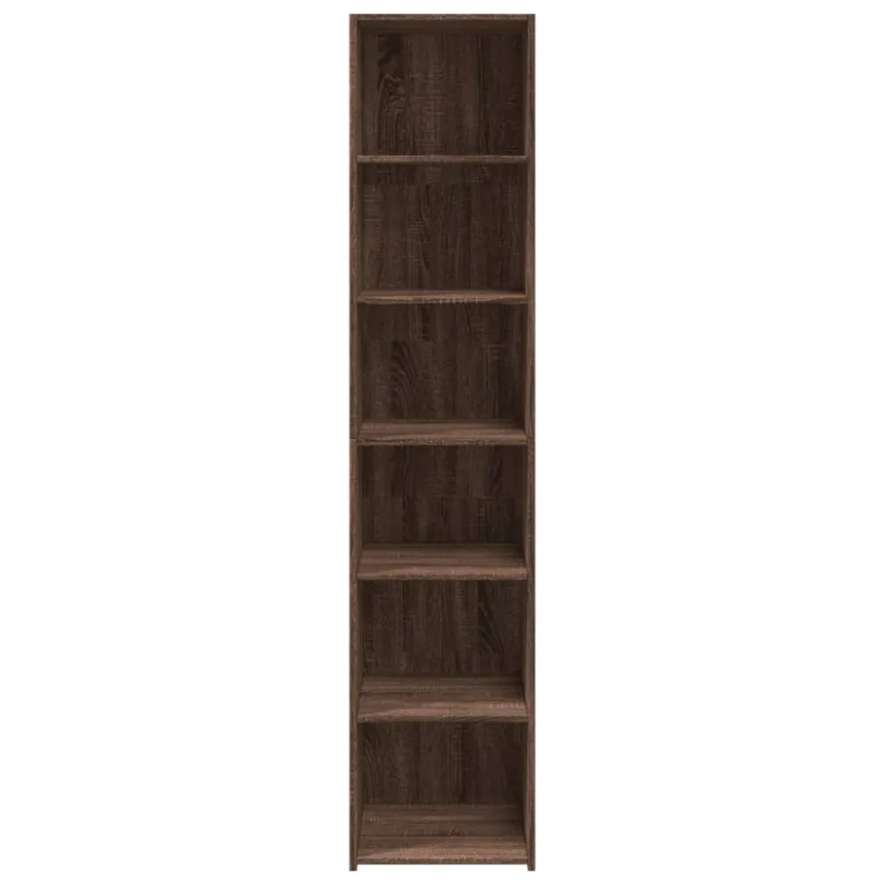 Buffet bahut commode armoire meuble de rangement organisateur cuisine salle de séjour salon haut 40 x 41 x 185 cm bois d'i...
