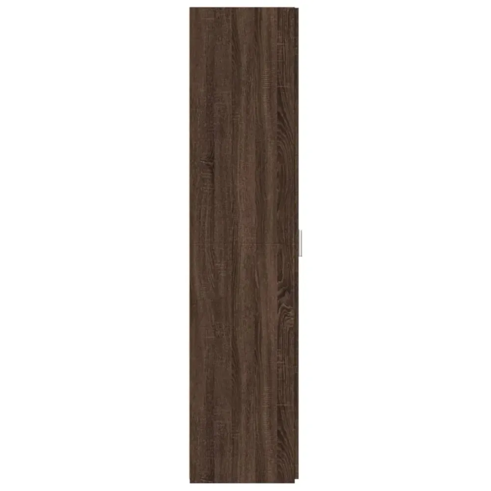 Buffet bahut commode armoire meuble de rangement organisateur cuisine salle de séjour salon haut 30 x 42,5 x 185 cm bois d...