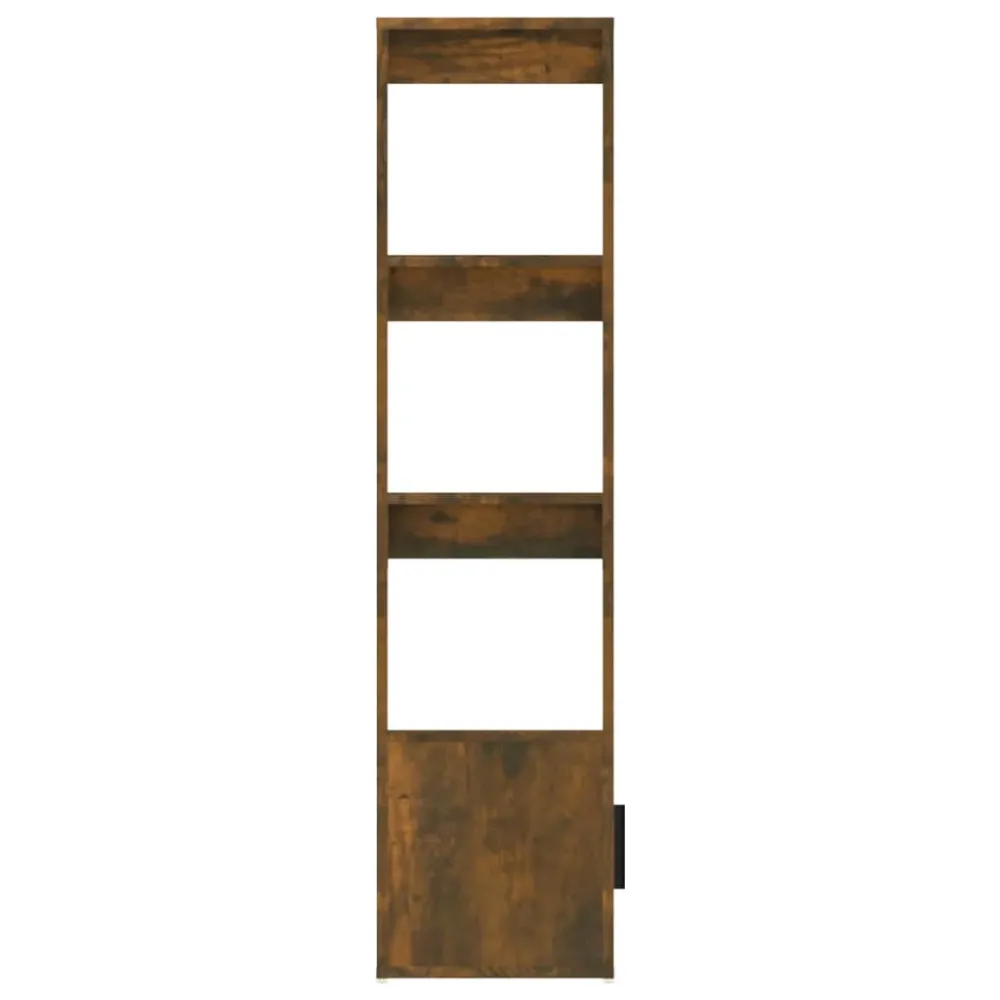 Buffet bahut commode armoire meuble de rangement organisateur cuisine salle de séjour salon 80 x 30 x 119,5 cm bois d'ingé...