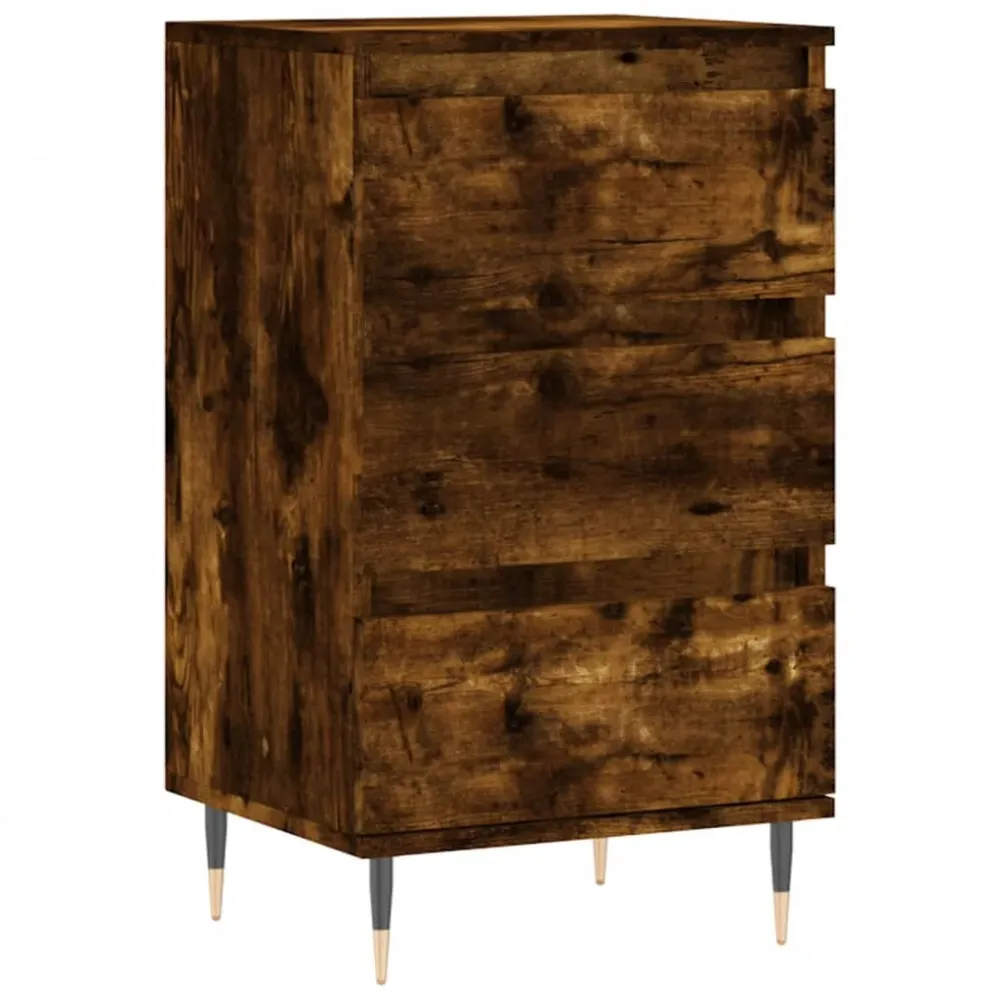 Buffet bahut commode armoire meuble de rangement organisateur cuisine salle de séjour salon 40 x 35 x 70 cm bois d'ingénie...