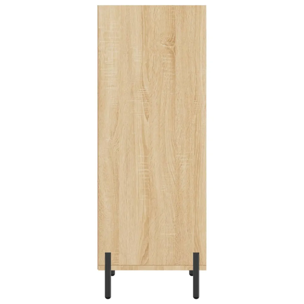 Buffet bahut commode armoire meuble de rangement organisateur cuisine salle de séjour salon sonoma 34,5 x 32,5 x 90 cm boi...