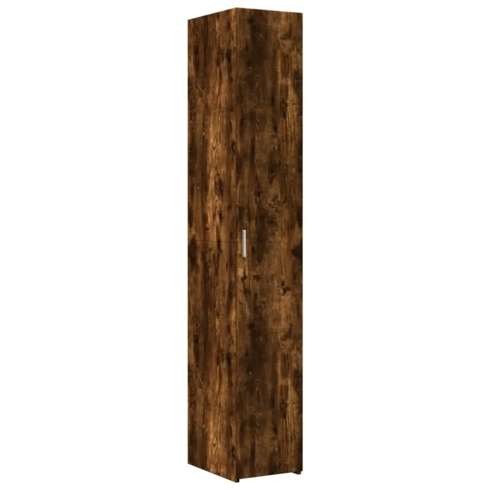 Buffet bahut commode armoire meuble de rangement organisateur cuisine salle de séjour salon haut 30 x 42,5 x 185 cm bois d...