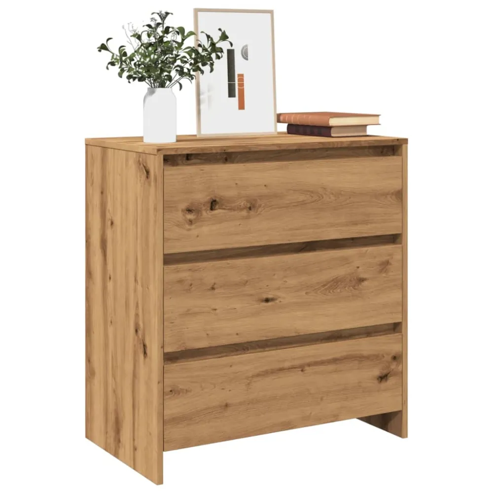Buffet bahut commode armoire meuble de rangement organisateur cuisine salle de séjour salon artisanal 70 x 41 x 75 cm bois...