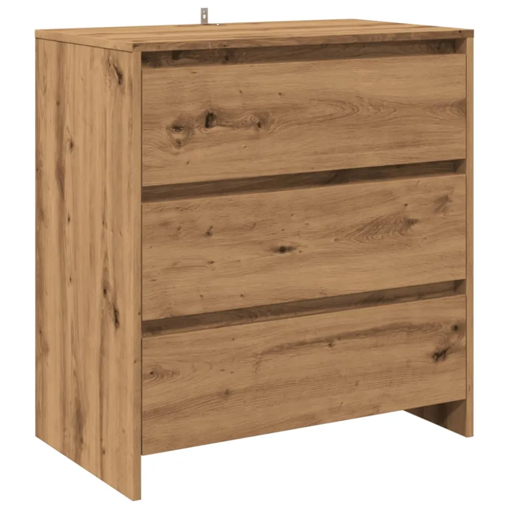 Buffet bahut commode armoire meuble de rangement organisateur cuisine salle de séjour salon artisanal 70 x 41 x 75 cm bois...