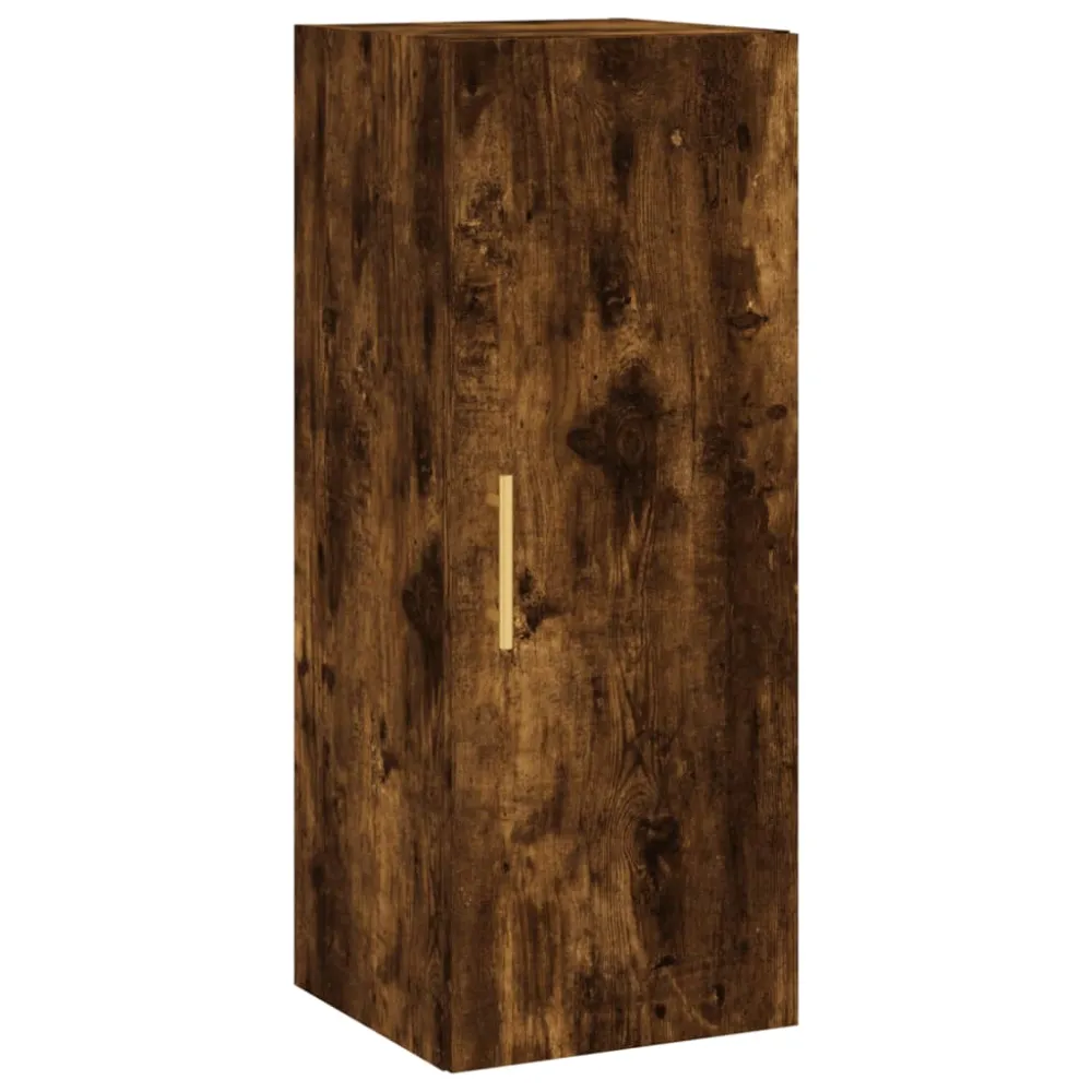Buffet bahut commode armoire meuble de rangement organisateur cuisine salle de séjour salon haut 34,5 x 34 x 180 cm bois d...