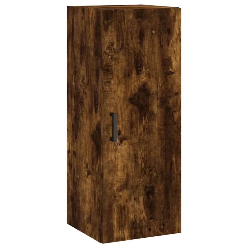 Buffet bahut commode armoire meuble de rangement organisateur cuisine salle de séjour salon haut 34,5 x 34 x 180 cm bois d...