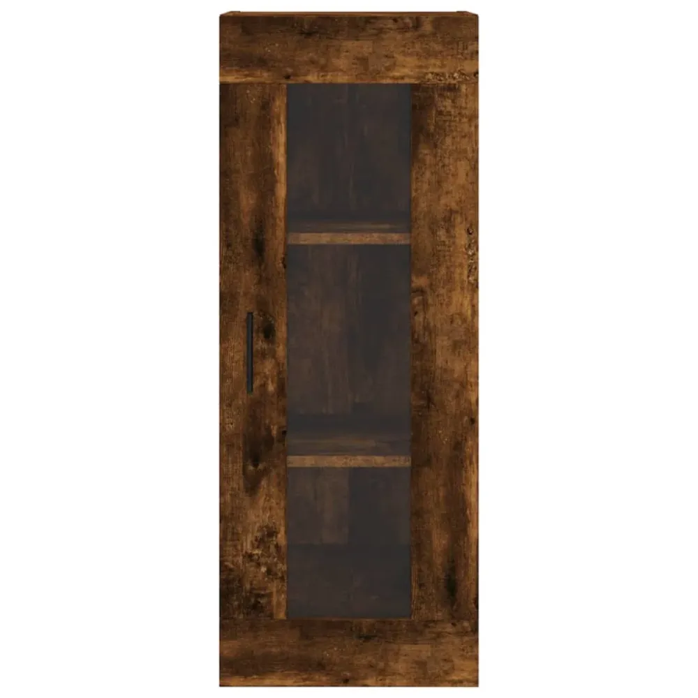 Buffet bahut commode armoire meuble de rangement organisateur cuisine salle de séjour salon haut 34,5 x 34 x 180 cm bois d...