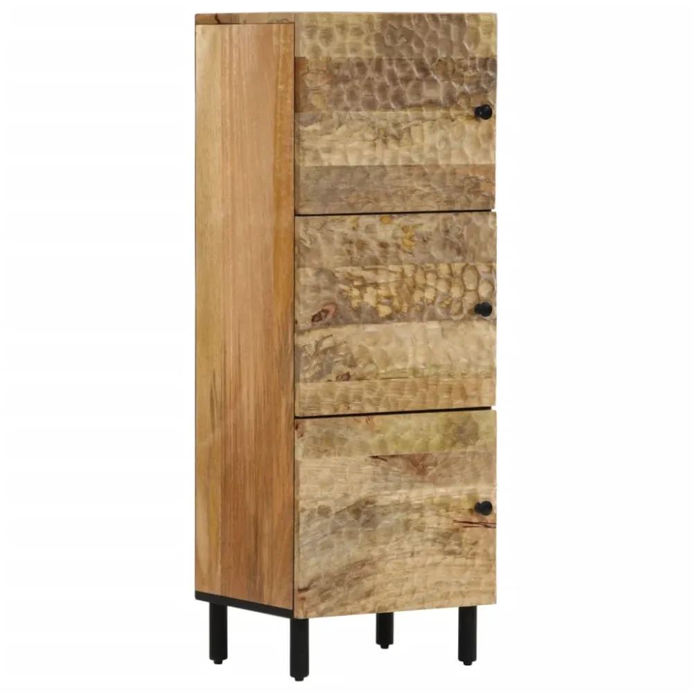 Buffet bahut commode armoire meuble de rangement organisateur cuisine salle de séjour salon 40 x 33 x 110 cm bois de mangu...