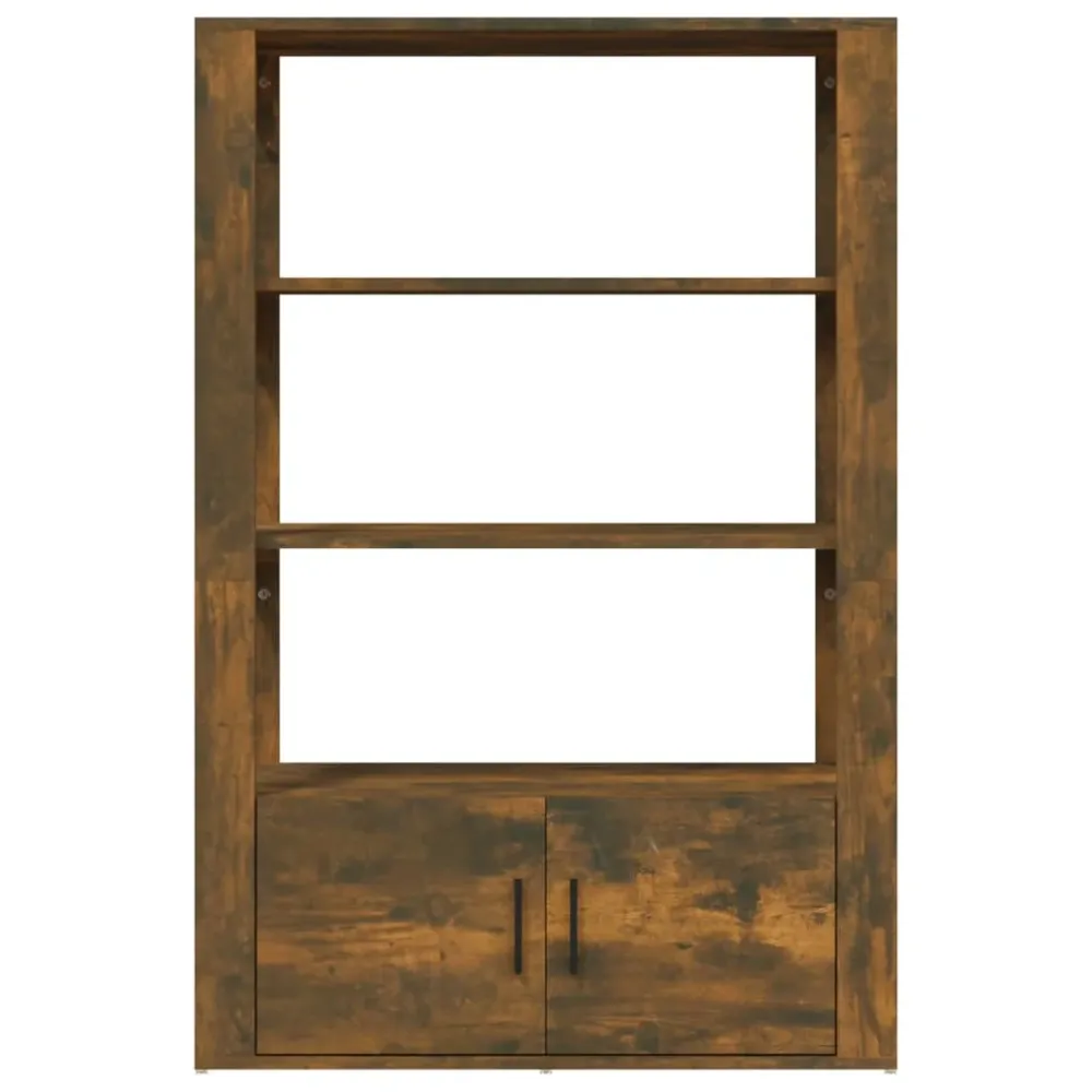 Buffet bahut commode armoire meuble de rangement organisateur cuisine salle de séjour salon 80 x 30 x 119,5 cm bois d'ingé...